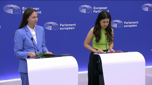 Press conference by Eva MAYDELL (EPP, BG), rapporteur for the report on the adoption by Bulgaria of the euro on 1 January 2026